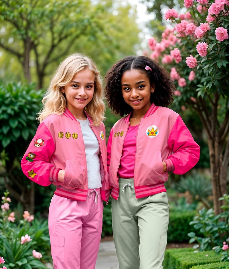 Nintendo Super Mario Bomber Jacket for Girls - Image 5
